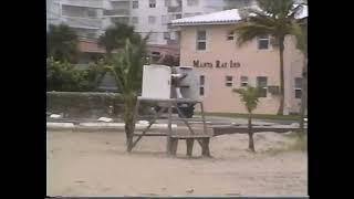 day before Hurricane Georges - September 1998 in Hollywood Beach & Haulover Beach Florida