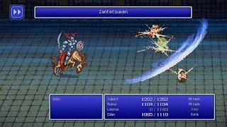 FINAL FANTASY III - Odin Boss Fight - Catastro Summon Magic  Pixel Remaster Collection