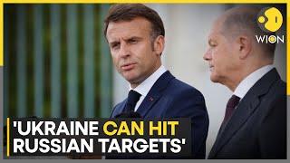 Russia-Ukraine war  Macron Scholz Ukraine should be allowed to hit sites in Russia  WION