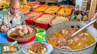 BOGOR FOOD HEAVEN  Sop Buntut + Asinan + Es Cincau - Indonesian street food in Bogor Indonesia
