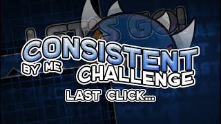 Consistent challenge by Maslosvin me 86% LAST CLICK  Geometry Dash