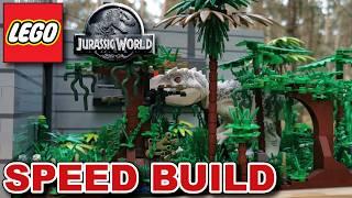 Lego Indominus Rex Enclosure MOC   Full Timelapse Lego Jurassic World