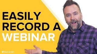 Best Way to Easily Record a Webinar Step-by-Step
