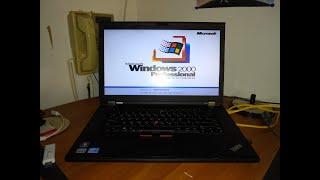 Windows 2000 On a 2013 Laptop