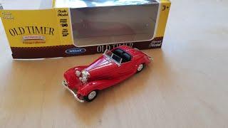 Mercedes Benz 500K  Unboxing  Welly Old Timer series  Diecast 134 - 139