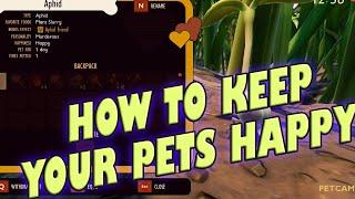 How to keep your pet happy in Grounded  The current Problems with pets on Grounded update 10.0