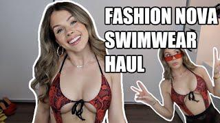 FASHION NOVA VACATION SWIMWEAR  TRY ON HAUL