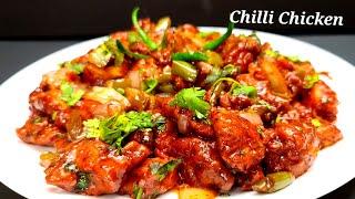 Restaurant Style Chilli Chicken  Spicy Chilli Chicken  Chinese food 