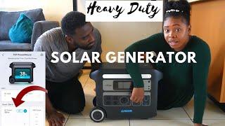 Power your appliances at home with Anker Solar Generator POWERHOUSE 767