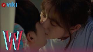 W - EP 10  Han Hyo Joo Comforts Lee Jong Suk with a Kiss  Korean Drama