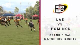 Lae vs Pom NCD  PNG NRL Bid  Match Highlights  Day 2  Grand Final