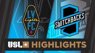 6.18.2024  Las Vegas Lights FC vs. Colorado Springs Switchbacks FC - Game Highlights