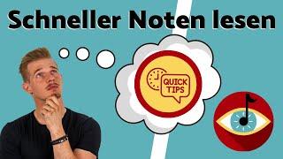 Schneller Noten lesen mit diesen einfachen TRICKS