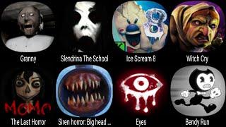 Granny Slendrina The School Ice Scream 8 Witch Cry The Last Horror Siren Horror Eyes