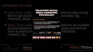 Unlocking Social Media Marketing Psychology