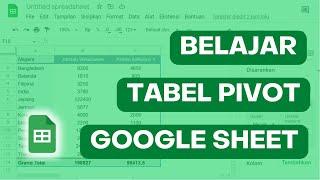 Belajar Menggunakan Tabel Pivot di Google Sheets