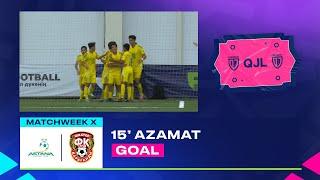 АСТАНА 1-0 ШАХТЁР  АЛАН АЗАМАТ  10 ТУР  FREEDOM QJ LEAGUE 2024