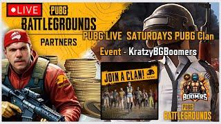 PUBG Clan Event - KratzyBGBoomers Dominate in Epic Showdown #PUBGClanEvent #PUBGPartner #PUBG