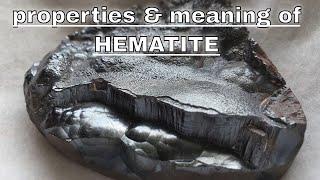 Hematite Meaning Benefits and Spiritual Properties