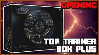  Top Trainer Box Plus Zacian - Pokemon TCG Opening