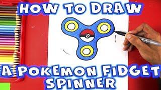 How to Draw a Pokemon Fidget Spinner