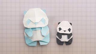 How to make Easy Origami Paper Panda  Origami Tutorial Panda