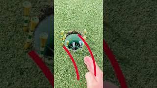 A great putting tip and great new way to look at how you hole your putts #golf #pga #pgatour