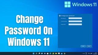 How To Change Password In Windows 11