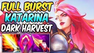 DARK HARVEST KATARINA MID FULL BURST  Build & Runes  League of Legends