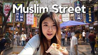 Mosque halal food Muslim Street in Xian  China  EP3