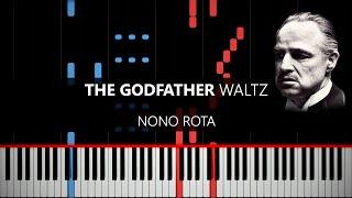 Nino Rota - The Godfather Waltz Piano  Synthesia Tutorial