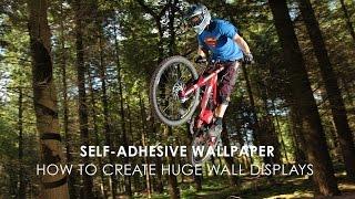 Self-adhesive Wallpaper - Create Huge Wall Displays