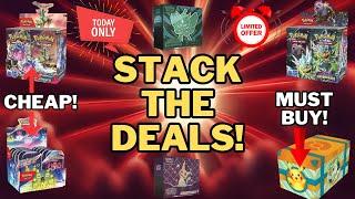 STACKABLE DEALS TODAY ONLY You Cant Miss These Pokémon Card Deals