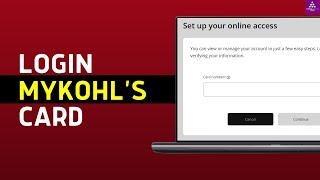 How to Sign in to My Kohls Card  My Kohls Credit Card Login 2024
