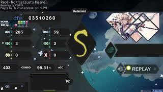 Reol - No title VINXIS Lusts Insane + no mod fc