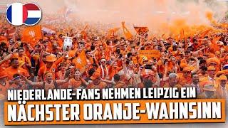 Nächster Oranje-Wahnsinn Niederlande-Fans nehmen Leipzig ein Nederlandse fans in Leipzig