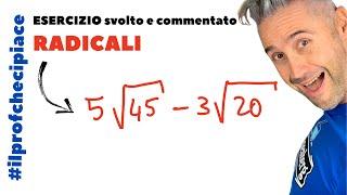 SOTTRAZIONE TRA RADICALI radicali esercizi n°2 - esercizi matematica superiori