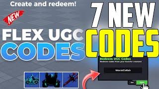 NEW UPDATE ALL WORKING CODES FOR FLEX UGC  IN 2024 - ROBLOX FLEX UGC CODES