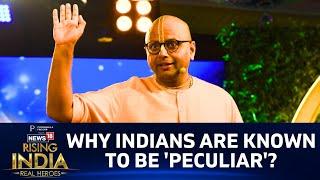 News18 Rising India 2023 Gaur Gopal Das Speech  Motivational Speech  Real Heroes  English News