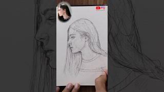 متعة رسم الوجوه الجانبية   #draw #drawing #loomismethod #shortsvideo