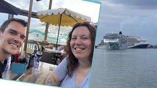 Cruise time Hotel in Port Canaveral + Jetty park + Rustys for food & sailaway MSC Seashore vlog