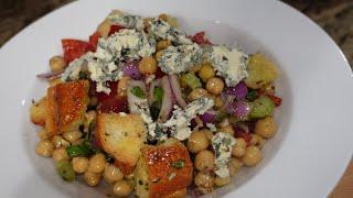 Chickpea Basil Spring Salad