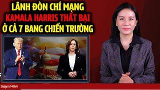 Lãnh đòn chí mạng từ TT Trump khiến Kamala Harris sẩy chân thất bại ở cả 7 bang Chiến trường