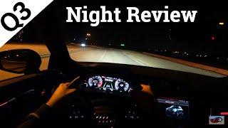 Audi Q3 Prestige Night Lighting & POV Drive