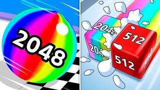 Ball Run 2048  Jelly Run 2048 - ALL LEVELS iOSAndroid Gameplay