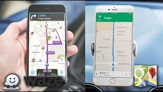 Сравнительный обзор навигаторов  waze vs google