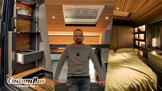 Roomtour Custom-Bus VW Crafter Camper XL Wohnmobil mit innovativem Heckbad