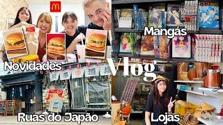 VLOGÃO 73A MELHOR LOJA PARA COMPRAR MANGÁS VALE A PENA TER PEIXES? PROVANDO NOVOS LANCHES DO MC