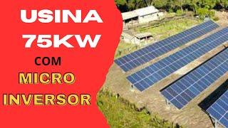 LIVE - Usina Solar 75kw com Micro Inversor