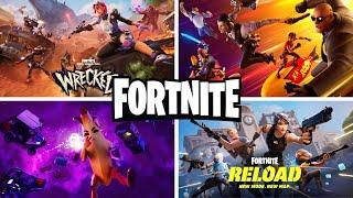 All Fortnite Cinematic Trailers Chapter 1 Season 1 to Chapter 5 Season 3 Fortnite Secret Shorts